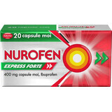 Nurofen Express Forte 400 mg, 20 capsule, Reckitt Benckiser Healthcare