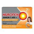 Nurofen Junior 7 years+ 100 mg with orange flavour, 12 capsules, Reckitt Benckiser