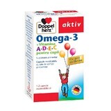 Omega 3 Vitamin A+D+E+C für Kinder, 30 Kapseln, Doppelherz