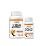 Curcumin & Piperin Packung, 60 + 30 Kapseln, Zenyth