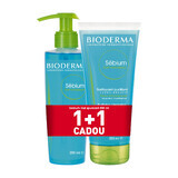 Sebium Schäumendes Gel, 200 + 200 ml, Bioderma