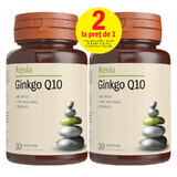 Ginkgo Q10 Packung, 30 Tabletten, Alevia (1+1)