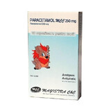Paracetamol MCC 250 mg Zäpfchen für Kinder, 10 Stück, Magistra