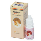 Picaturi cu Vitamina D3 Natural, 10 ml, Natural Pharmaceuticals