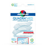 Quadra Med Master-Aid empfindliche Hautpflaster, 2 Größen, 20 Stück, Pietrasanta Pharma