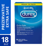 Kondome Extra Safe, 18 Stück, Durex
