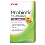 Probiotische Lösungen mit Enzymen (424630), 30 Kapseln, GNC