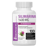 Silimarin Mariendistel 1400 mg, 100 Kapseln, Bronson Laboratories