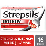 Strepsils Intensiv Honig und Zitrone, 16 Tabletten, Reckitt Benckiser Healthcare