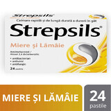 Strepsils Honig und Zitrone, 24 Tabletten, Reckitt Benckiser Healthcare