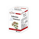 Baldrian und Vitamin C, 30 Kapseln, FarmaClass