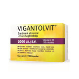 Vigantolvit 2000 I.U./S.V. Vitamin D3, 120 Kapseln, Catalent