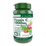 Vitamin C 1000mg mit Muskatblüte und Acerola mit Orange, 60 Tabletten, Pro Natura