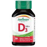 Vitamin D3 1000IU, 100 Tabletten, Jamieson