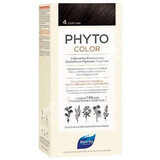 Permanentes Haarfärbemittel Farbton 4 Braun, 50 ml, Phyto