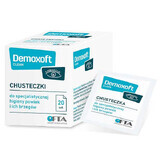 Demoxoft Clean, wipes for the specialized care and cleaning of the skin of the eyelids, 20 pieces