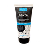 Beauty Formulas Charcoal, Exfoliant de curățare facială cu cărbune activ, 150 ml