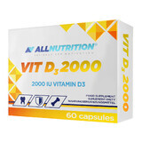 Allnutrition Vit D3 2000, vitamine D 2000 UI, 60 gélules