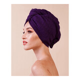 Lila Damen Turban - Elegantes Haarstyling Accessoire