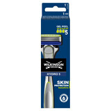 Wilkinson Sword Hydro 5 Razor with replaceable blade, Skin Protection Sensitive, 1 piece