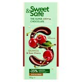 Sweet & Safe Milchschokolade, Quinoa und Sauerkirschen, 90 g, Sly Nutrition