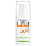 Pharmaceris S Medi Acne Protect, Protective cream, for acneic, mixed and oily skin, 50 ml