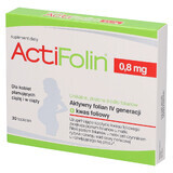 ActiFolin 0,8 mg, Folsäure 800 µg, 30 Tabletten