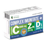 Immunitätskomplex + Vitamin C 1000 mg + Zink 25 mg + Vitamin D3 2000 IU, 30 Tabletten, Remedia