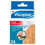 Viscoplast, Pflaster mit Wundauflage, Mehrzweck-Set, 24 Stück