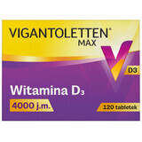 Vigantoletten Max 4000 j.m, 120 tabletek