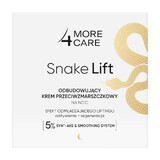 More 4 Care Snake Lift, cremă de noapte reparatoare antirid, 50 ml