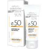 Crema pentru fata SPF50 tenta naturala Gerovital H3 Derma+ Sun, 50ml, Farmec