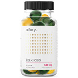 Aifory CBD Gummies 300 mg, Jelly Beans, Zitronen-Apfel-Geschmack, 30 Stück