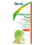 Ambrosol Teva 15 mg/ 5 ml, syrup, 120 ml