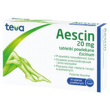 Aescin 20 mg, 30 film-coated tablets