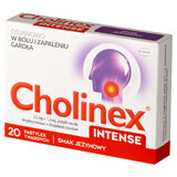 Cholinex Intense 2.5 mg + 1.2 mg, blackberry flavor, 20 hard tablets