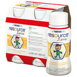 Resource Junior, Nahrungszubereitung ab 1 Jahr, Vanillegeschmack, 4 x 200 ml 