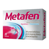 Metafen 200 mg + 325 mg, 20 compresse