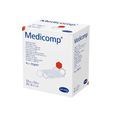 Medicomp, sterile, nicht gewebte Kompressen, 4 Lagen, 30 g/m2, 7,5 cm x 7,5 cm, 50 Stück.