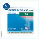 Efferalgan Forte 1 g, 8 Brausetabletten