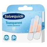 Salvequick Transparent, transparente Verbandspflaster, wasserfest, 20 Stück