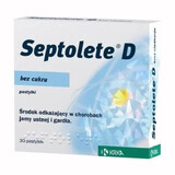 Septolete D 1 mg, zuckerfrei, 30 harte Lutschtabletten