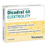 Dicodral 60 Elektrolyte, Bananengeschmack, 12 Portionsbeutel