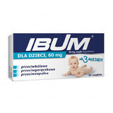 Ibum für Kinder 60 mg, Zäpfchen ab 3 Monaten, 10 Stück