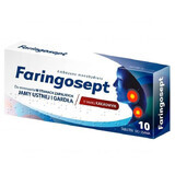 Faringosept 10 mg, Kakao-Geschmack, 10 Lutschtabletten