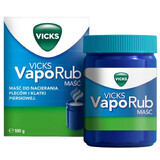 Vicks VapoRub, Salbe für Kinder ab 5 Jahren und Erwachsene, 100 g