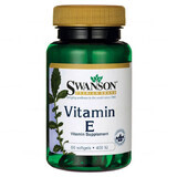 Swanson E, vitamin E 400 IU, 60 gel capsules