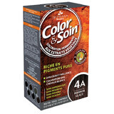 Color&amp;Soin, vopsea de păr, 4A, maro rece, 135 ml