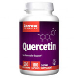 Jarrow Formulas Quercetin 500 mg, quercetin, 100 vegetable capsules