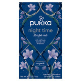 Pukka Night Time Organic, tisane à l'avoine, à la lavande et au citron vert, 1 g x 20 sachets